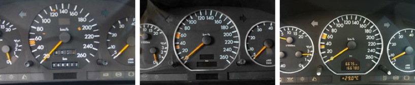 Mercedes SL R129 gauges budíky